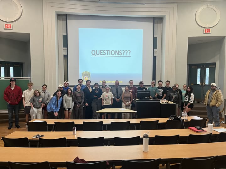 class of criminal justice students